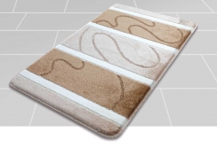 Комплект ковриков для ванной Banyolin Silver Dalga